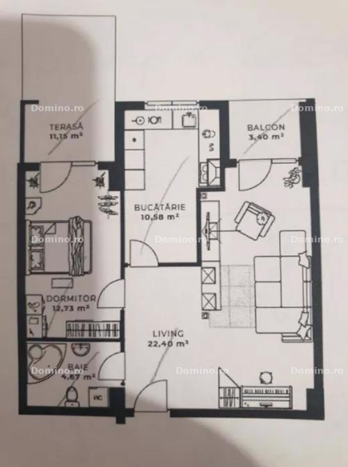 Vanzare Apartament 2-3 Camere, Etaj Intermediar, Semifinisat, Parcare