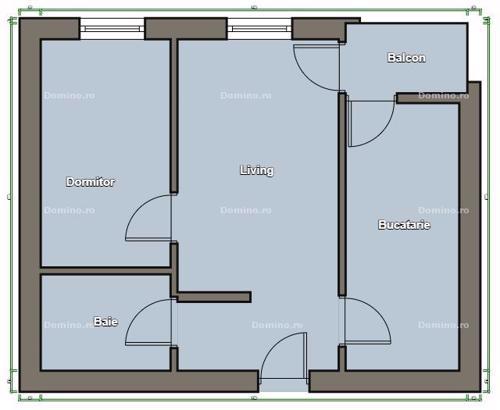 Vanzare Apartament 2-3 Camere, Etaj Intermediar, Semifinisat, Parcare 