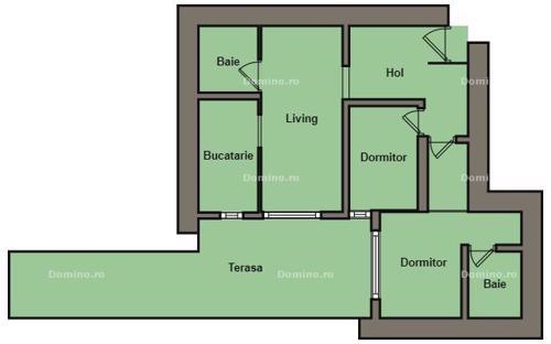 Vanzare Apartament 3-4 Camere, 2 Bai, Intermediar, Semifinisat, Parcare
