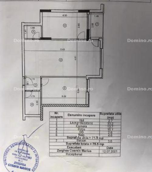 Vanzare Apartament 3 Camere, Intermediar, Bloc Nou, SemiFinisat, Parcare