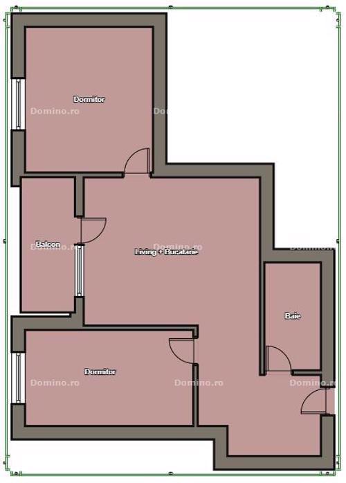 Vanzare Apartament 3 Camere, Intermediar, Semifinisat, Parcare 