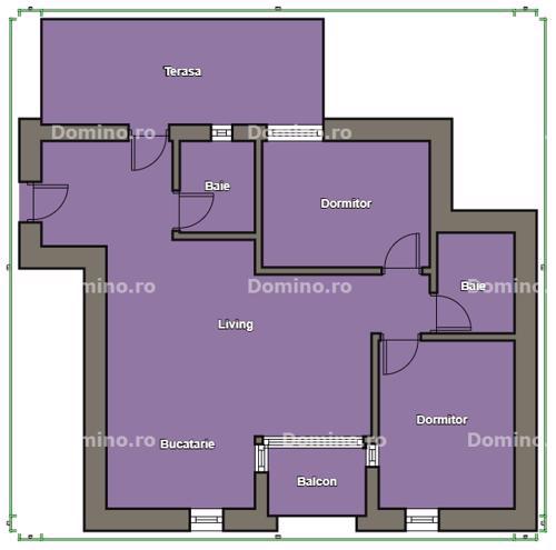 Vanzare Apartament 3 Camere, Semifinisat, Terasa, Parcare