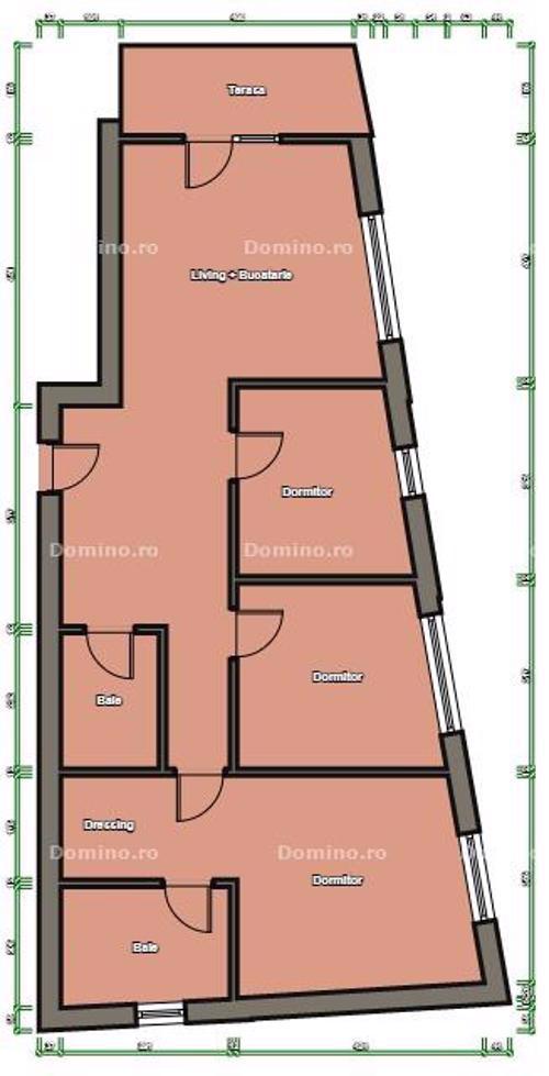 Vanzare Apartament 4 Camere, 2 Bai,Terasa, Etaj Intermediar, Parcare