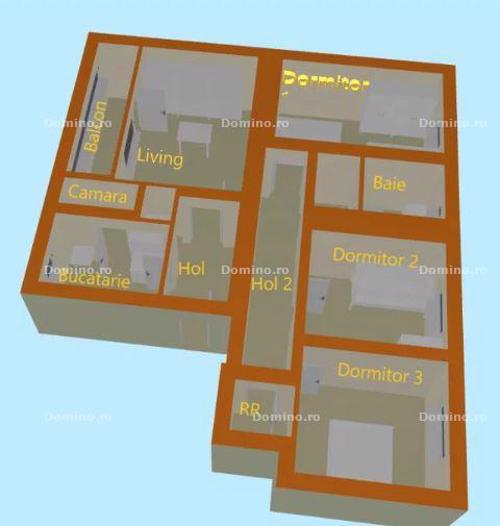 Vanzare Apartament 4 Camere, Decomandat, Renovabil