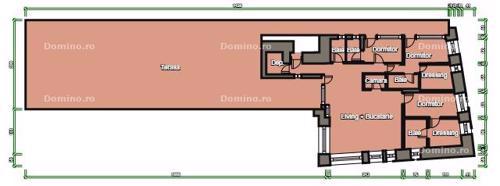 Vanzare Apartament Penthouse 4 Camere, 4 Bai, Semifinisat, Terasa, Parcari